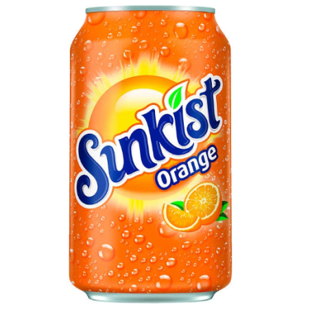 Sunkist Orange Soda 12oz