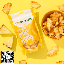Reelfruit Gently Dried Pineapple 100g