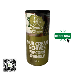 Amai’s Choice Sour Cream & Chives Popcorn Sprinkle 120g