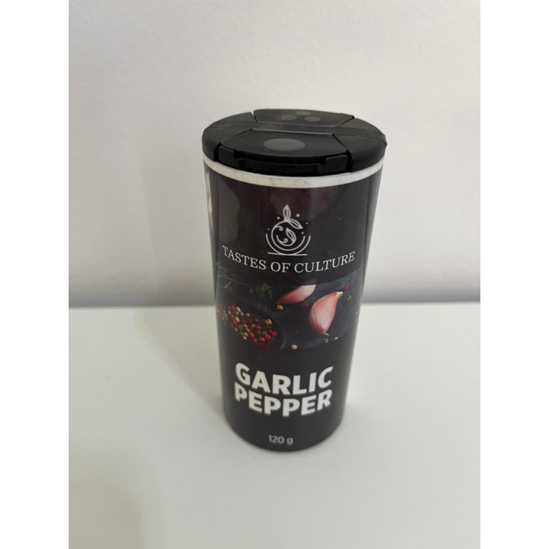 Taste of Cultures Garlic Pepper 120g Taste of Cultures Garlic Pepper 120g