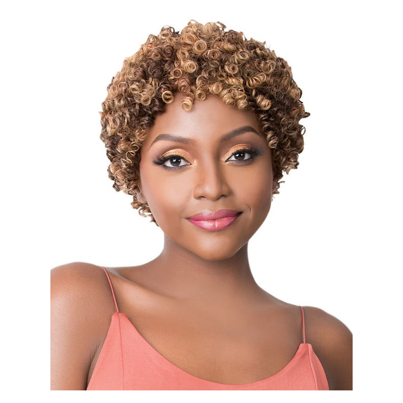Short Length Curly Wavy Style 100% HH Dia by It's a Wig