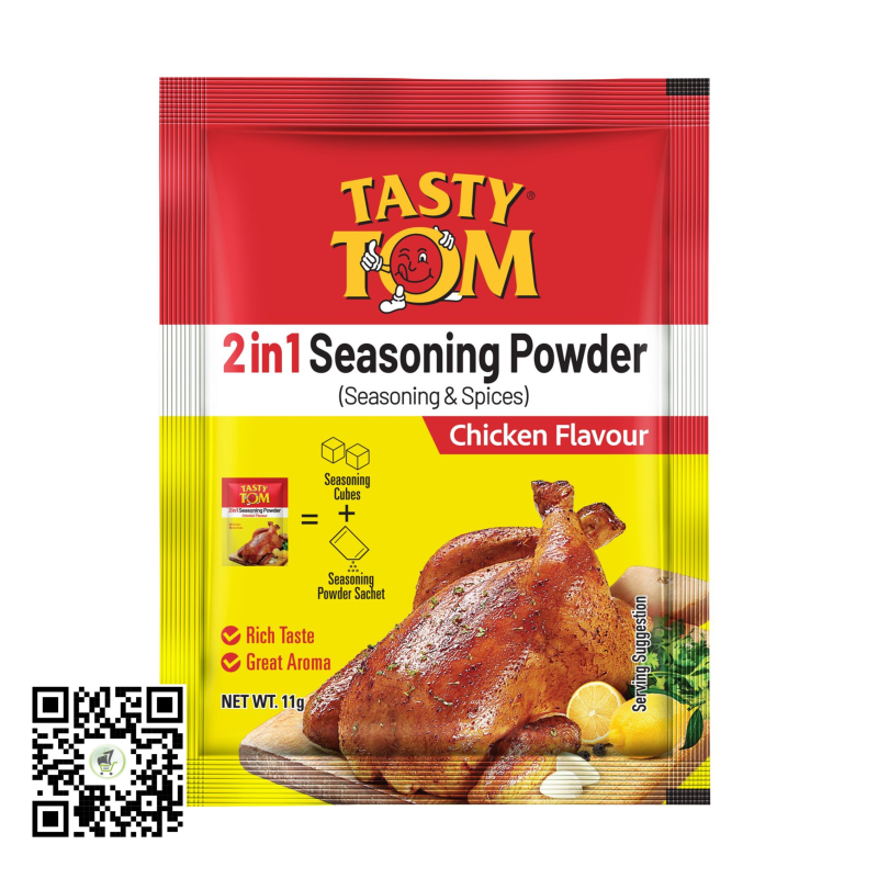 Tasty Tom 2 in 1 Seasoning Powder Chicken 11g