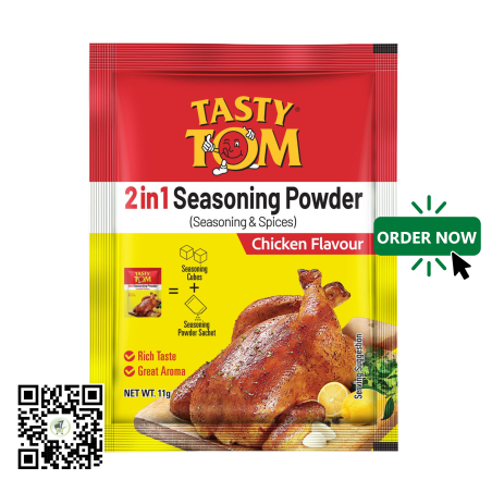 Tasty Tom 2 in 1 Seasoning Powder Chicken 11g
