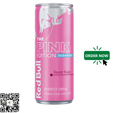 Red Bull Pink Edition Sugarfree - Forest Fruits 250ml