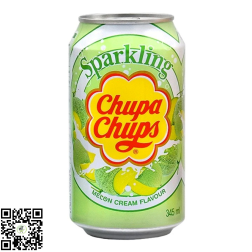 Chupa Chups Sparkling Melon Cream 345ml | Delivered in UAE by OJAMEA.COM