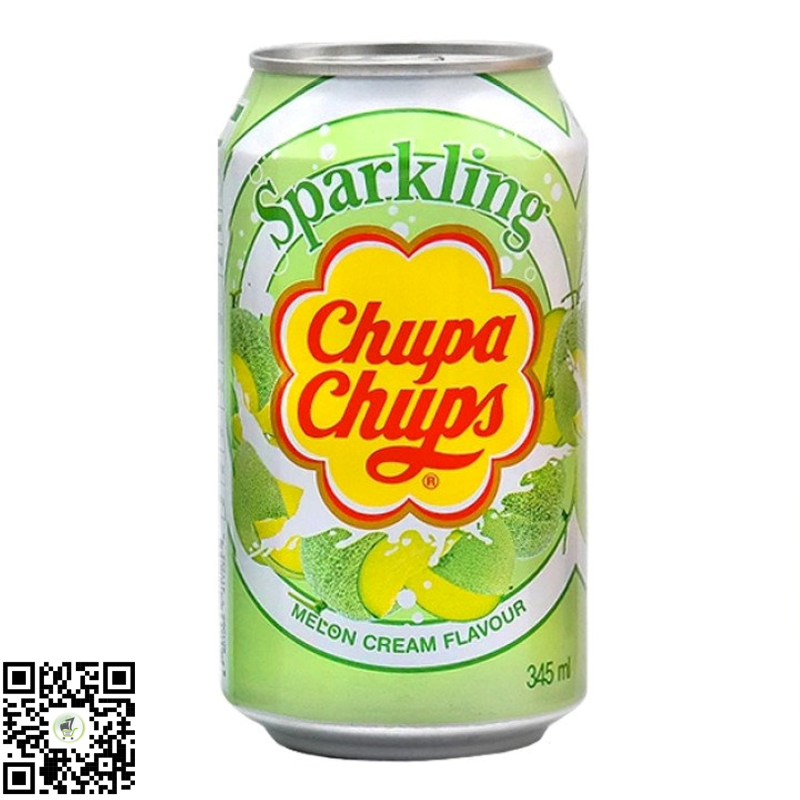 Chupa Chups Sparkling Melon Cream 345ml Can