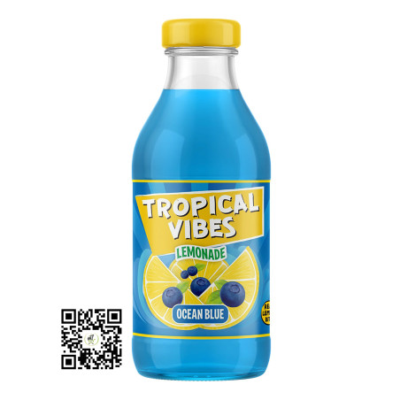 Tropical Vibes Lemonade Ocean Blue 300ml - Delivered in Dubai & UAE