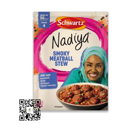 Schwartz Nadiya Smoky Meatball Seasoning 30g Schwartz Nadiya Smoky ...