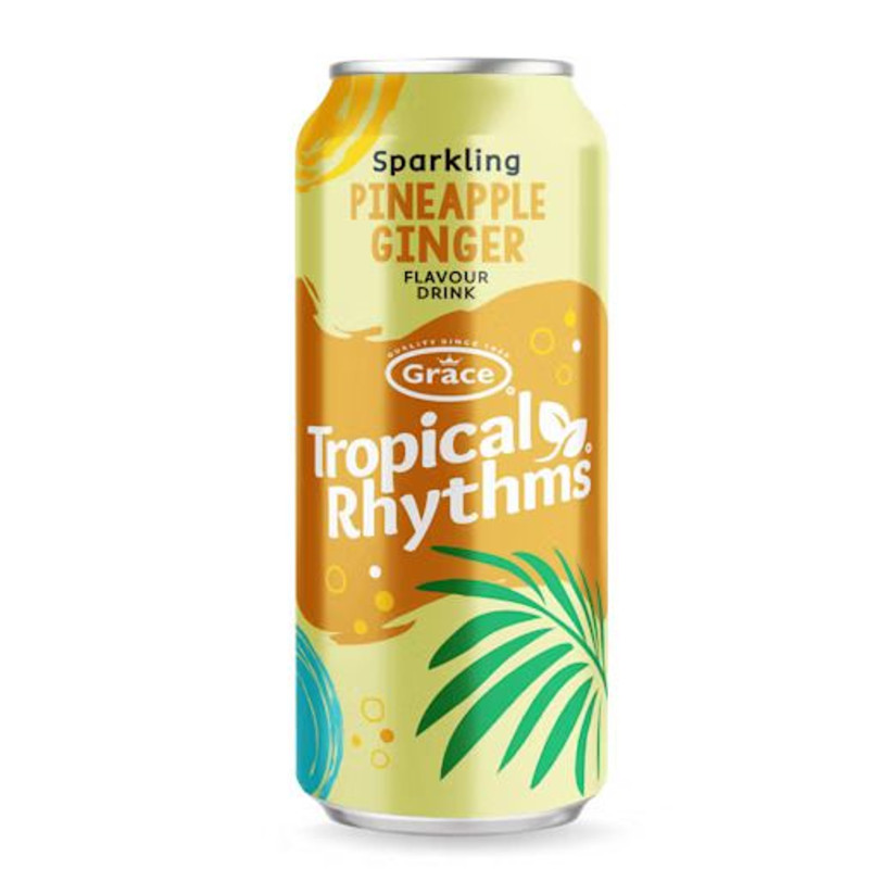 Tropical Rhythms Pineapple Ginger 300ml Can by Grace