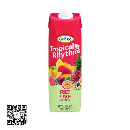 Tropical Rhythms Fruit Punch 1L PET by Grace