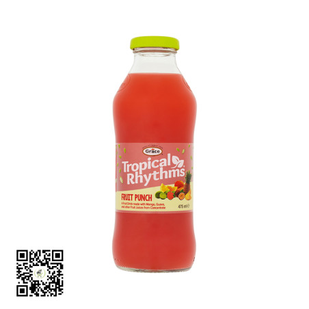 Grace Tropical Rhythms Fruit Punch 473ml Grace Tropical Rhythms Fru...