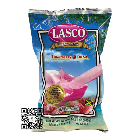 Try the delightful taste of Lasco Strawberry & Fresa Milk, a delici...