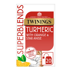 Twinings Superblends Tumeric With Orange & Star Anise 40g 20 Bags