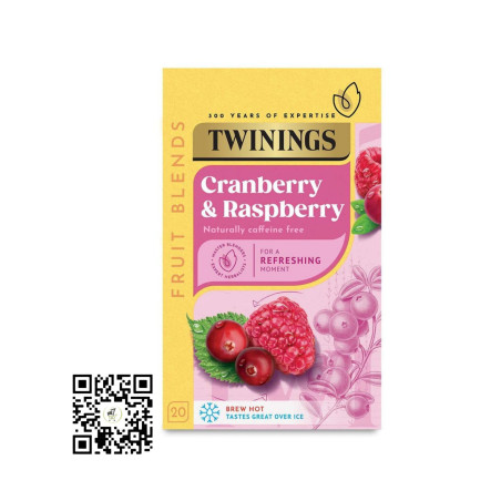 Twinings Cranberry & Raspberry Tea 40g (20 Tea Bags)