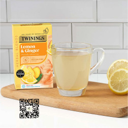 Twinings Lemon & Ginger 30g (20 Tea Bags)