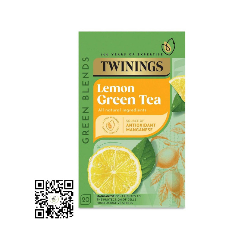 Twinings Lemon & Green 40g (20 Tea Bags)
