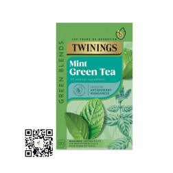 Twinings Mint Green Tea 30g (20 Bags) | Delivered in Dubai by OJAMEA.COM