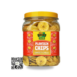 Tropical Sun Plantain Chips Sweet Chilli 450g - Delivered in Dubai & UAE by OJAMEA.COM
