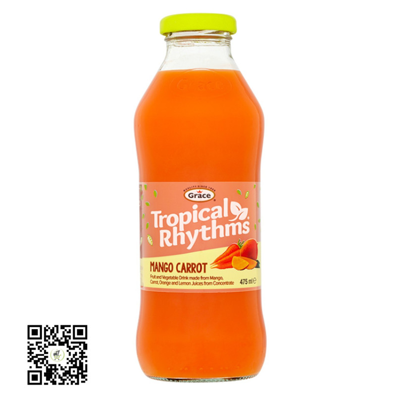 Tropical Rhythms Mango Carrot 475ml Bottle by Grace