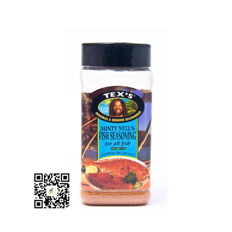 Texs Aunty Nell's Seasoning for Fish  300g