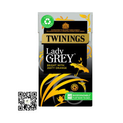Twinings Lady Grey Bright With Zesty Orange 100g 50 Bags Twinings L...