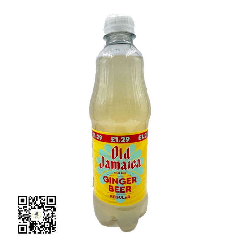 Old Jamaica Ginger Beer - New Regular 500ml Bottle (UK Import)