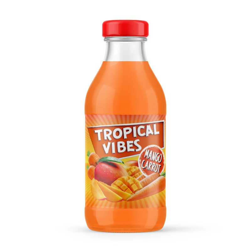 Tropical Vibes Mango Carrot 300ml Bottle