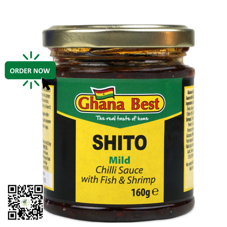 Ghana Best Shito (Mild Chilli Sauce With Shrimp) 160g