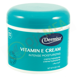 Dermisa Vitamin E Cream 4 oz