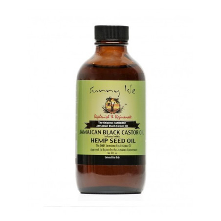 Sunny Isle Jamaican Black Castor Oil Infused with Hemp Oil 4oz