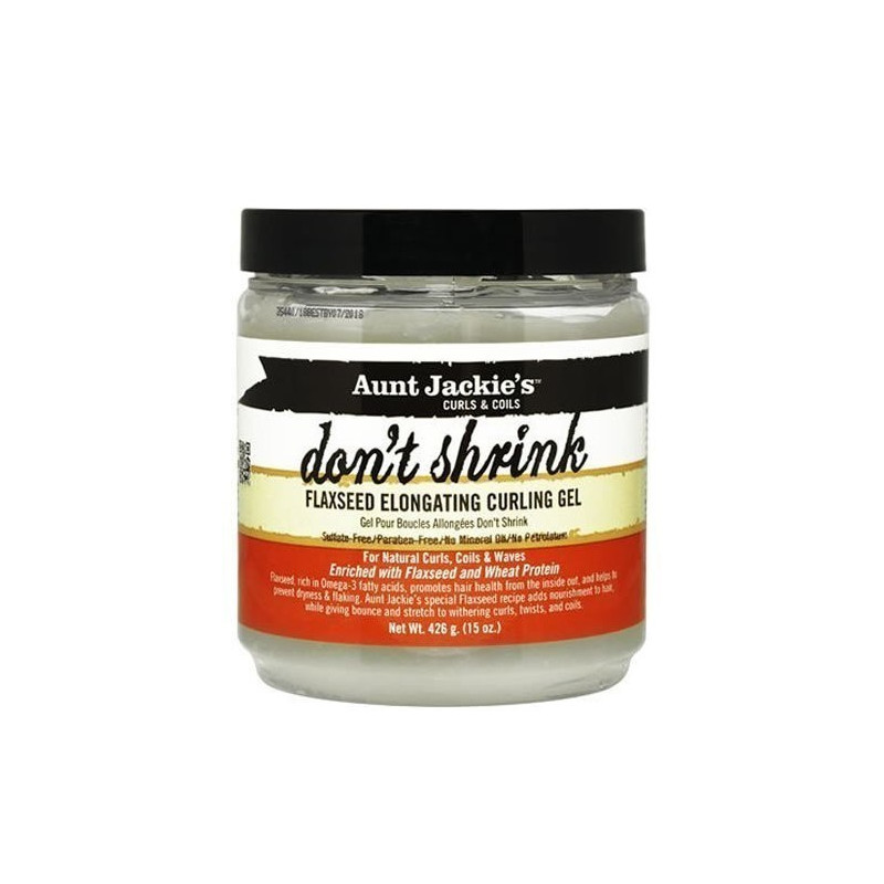 DON'T SHRINK AUNT JACKIE'S FLAXSEED ELONGATING CURLING GEL 15 OZ. (426g)