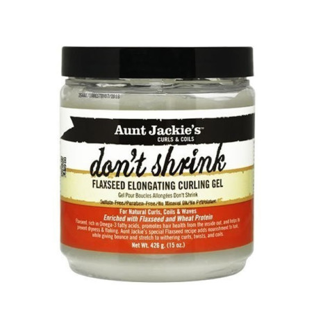 DON'T SHRINK AUNT JACKIE'S FLAXSEED ELONGATING CURLING GEL 15 OZ. (426g)