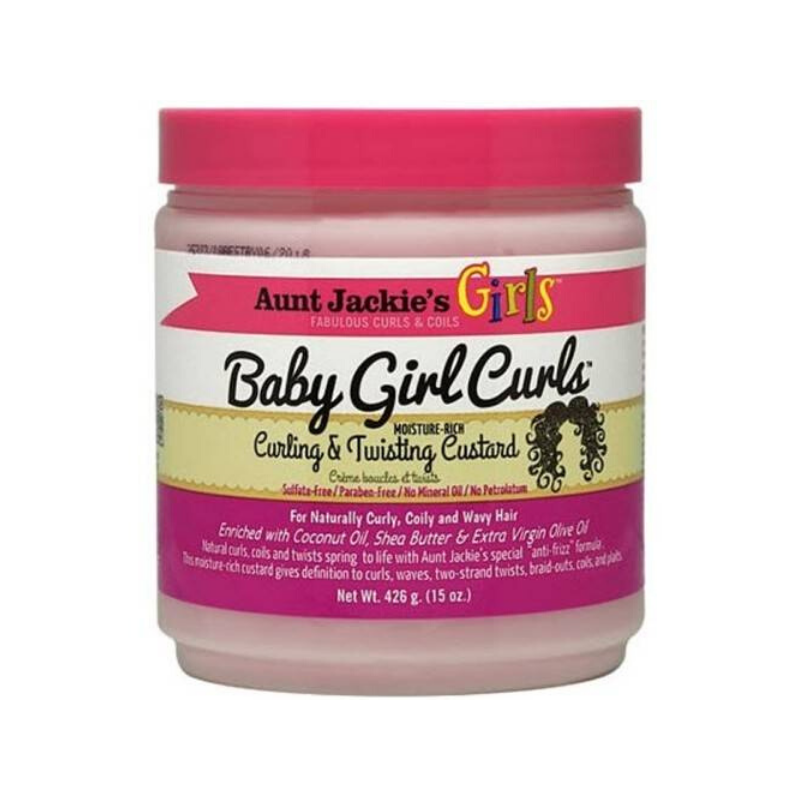 BABY GIRL CURLS AUNT JACKIE'S CURLING & TWISTING CUSTARD 15 OZ. (426 g)
