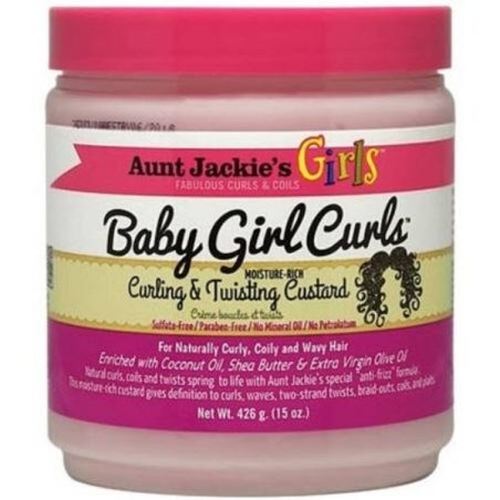 BABY GIRL CURLS AUNT JACKIE'S CURLING & TWISTING CUSTARD 15 OZ. (42...