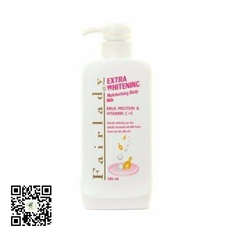 Fair Lady Extra Whitening Body Milk- White 700 ml