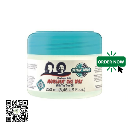 Stylin' Dredz Mouldin' Gel Wax Maximum Hold 250ml