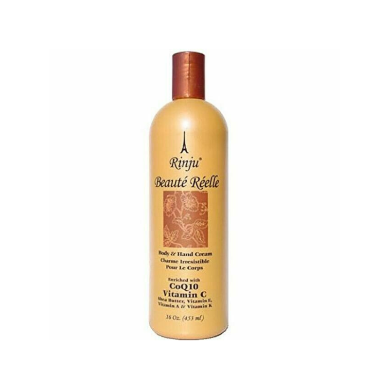 Rinju Beaute Reelle Brown Body & Hand Cream with Shea Butter 2 oz
