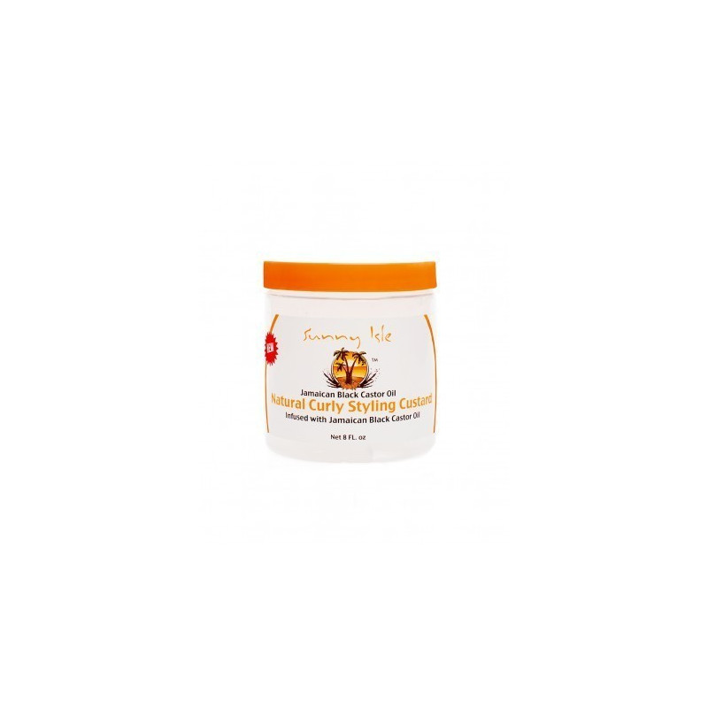 Sunny Isle Jamaican Black Castor Oil Curly Styling Custard 8 oz