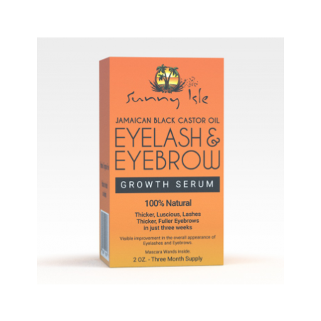 Sunny Isle Jamaican Black Castor Oil Eyebrow & Eyelash Growth Serum 2 oz