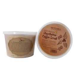 This helps with new cell regeneration. Our Shea Butter coffee textu...