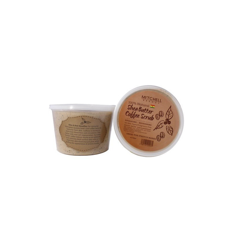 Mitchell Brands Natural Shea Butter Enhanced With Coffee Scrub