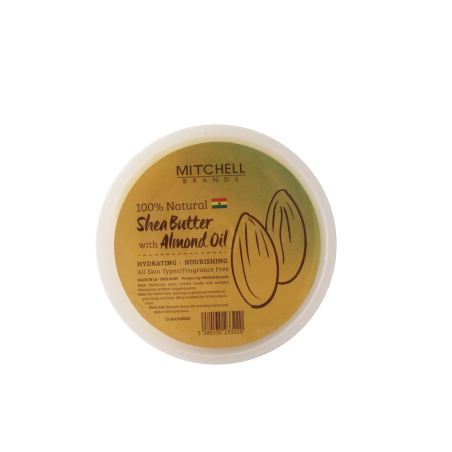 100% Natural Shea Butter Jar Enhanced With Almond Oil