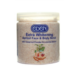 Eden Extra Whitening Apricot Face & Body Scrub 500g