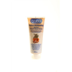 Eden Extra Whitening Apricot Face & Body Scrub 200g