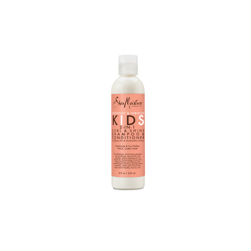 Shea Moisture Coconut & Hibiscus Kids 2in1 Curl & Shine Shampoo & Conditioner