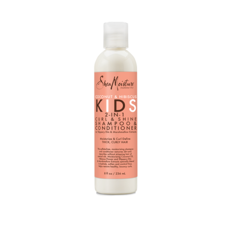 Shea Moisture Coconut & Hibiscus Kids 2in1 Curl & Shine Shampoo & Conditioner