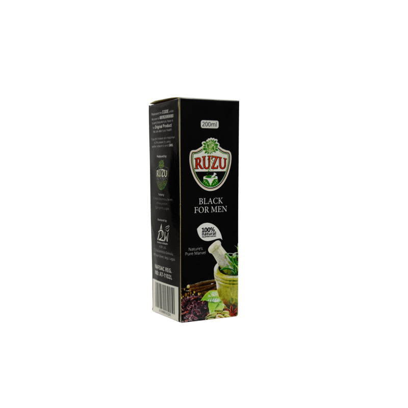 Ruzu Black For Men (Power Energizer) 200ml