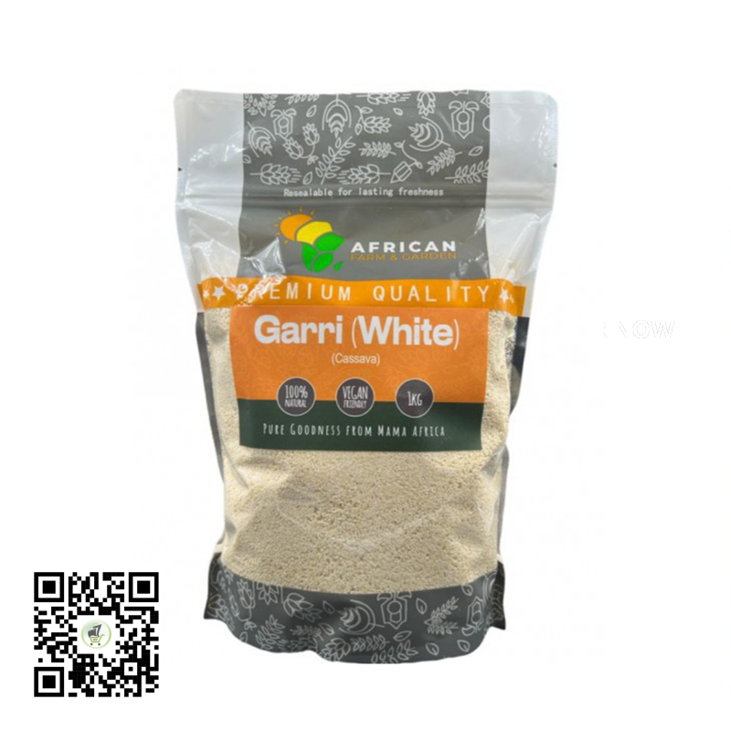 White Garri 1kg by African Farm & Gardens (AFG) White Garri 1kg by African Farm & Gardens (AFG)