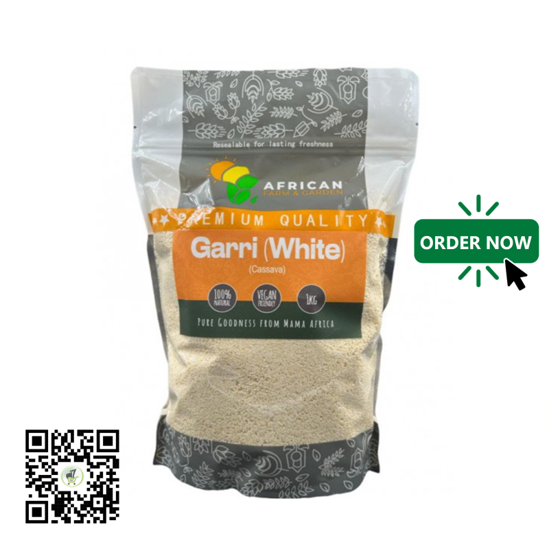 Buy White Garri 1kg by AFG, Nigeria | Delivered in Dubai & UAE