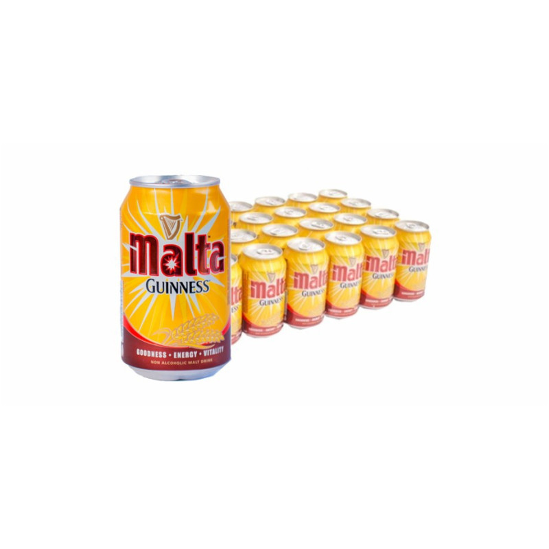 Malta Guinness Can Carton x 24 Cans 330ml